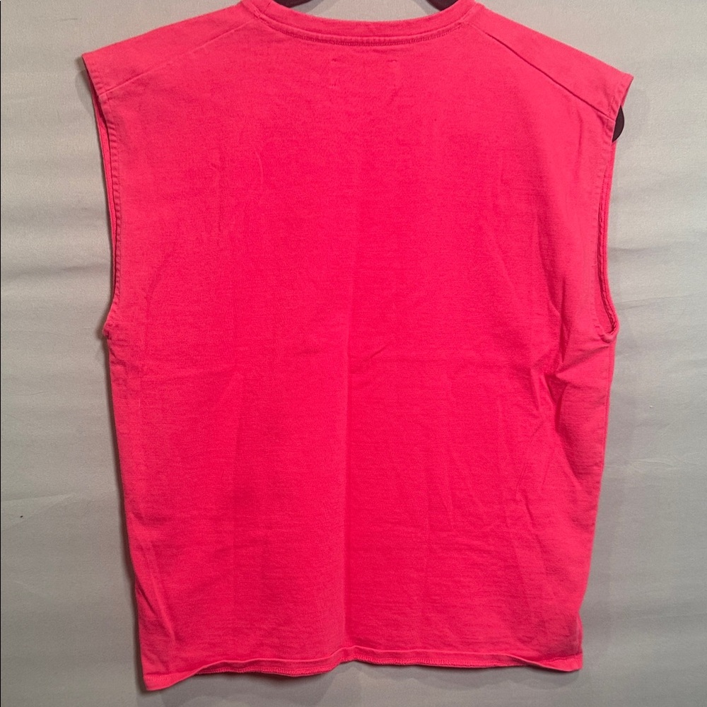 Babaton 1-01 Sleeveless Muscle Tee, Women’s Size‎ S, Hot Pink - Picture 5 of 7